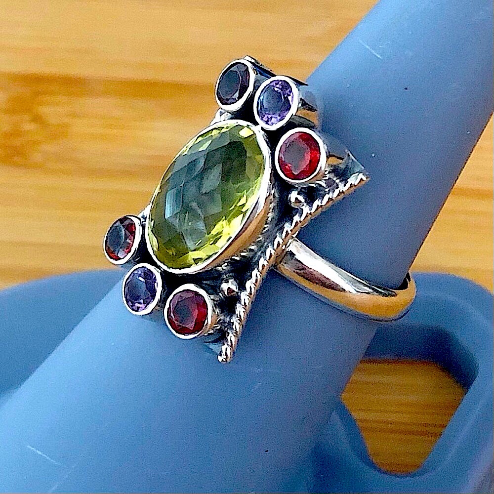 $122 Limited Edition Nicky Butler Estate Ring  Size 10   #70/600   NB 925 INDIA